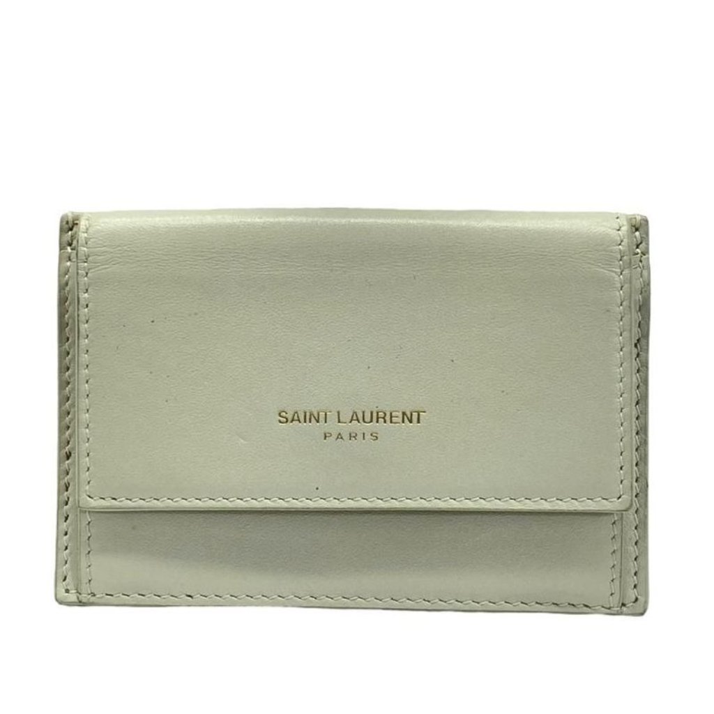 Saint Laurent Card Case Pass Case Coin Purse Compact Logo